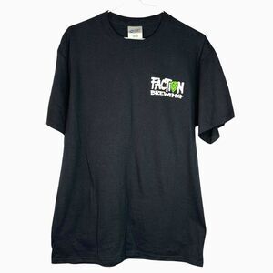 Faction Brewing Alameda California Beer T-shirt Unisex Medium Front Back Graphic